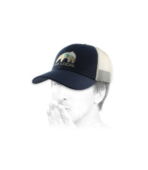 Patagonia oso azul del trucker Eat Local LoPro Trucker navy